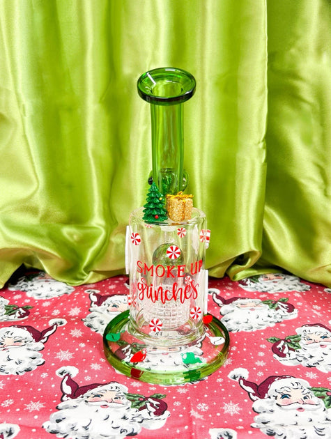 Pre-Made Grinch Water Bottle