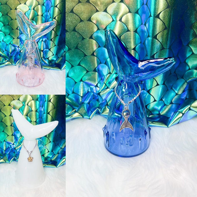 Magical Mermaid 7in Dab Rig Glass Water Pipe For Sale