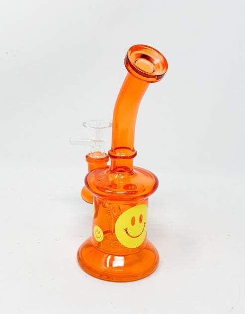 Orange Crush Silicone Dab Rig with Banger