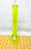 Neon Lemon Lime 16in Glass Water Pipe/Bong