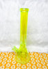 Neon Lemon Lime 16in Glass Water Pipe/Bong