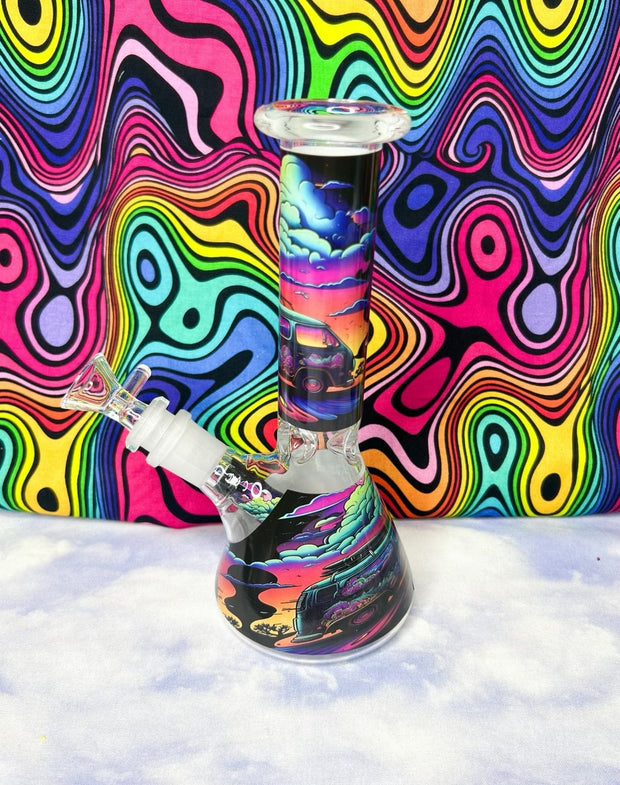 Stoner Van Glass Water Pipe/Bong Set