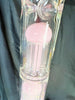 Pink Overload 22 Inch Triple Perc Glass Water Pipe/Bong