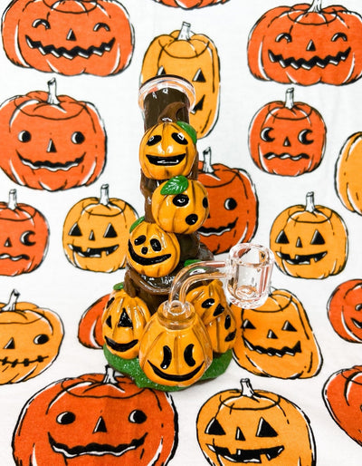 Pumpkin Patch Glass Water Pipe/Rig