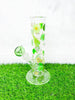 Green Goddess Dried Floral Glass Water Pipe/Bong