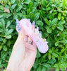 Pink Butterfly Pink Daisy Glass Hand Pipe