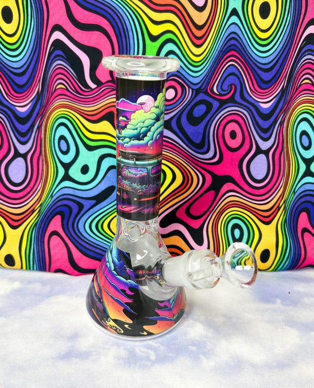 Stoner Van Glass Water Pipe/Bong Set