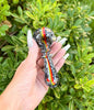 Black Rasta Glass Hand Pipe