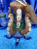 Cheech Blue Octopus Glass Water Pipe/Dab Rig