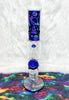 Blue Outer Space 16in Glass Water Pipe/Bong