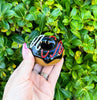 Chocolate Donut Sprinkles Glass Hand Pipe