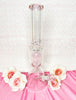 Pink 18 Inch Tree Perc Water Pipe/Bong