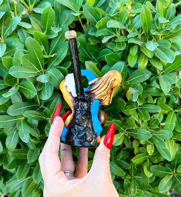 Sexy Sailor Girl Wood Hand Pipe