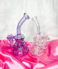 Girly Iridescent 8 Inch Water Pipe/Dab Rig