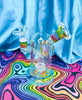 Rainbow Wig Wag Dome Water Pipe/Dab Rig