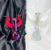 Devil Iridescent Glass Water Pipe/Bong