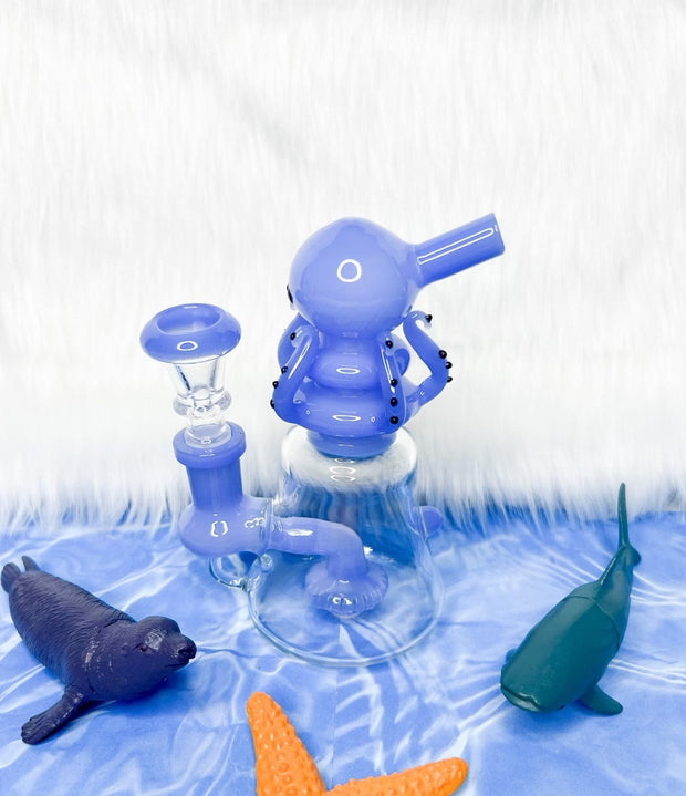 Mini 7 Inch Octopus Water Pipe/Dab Rig