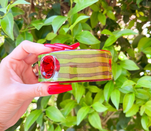 Watermelon Glycerin Glass Hand Pipe