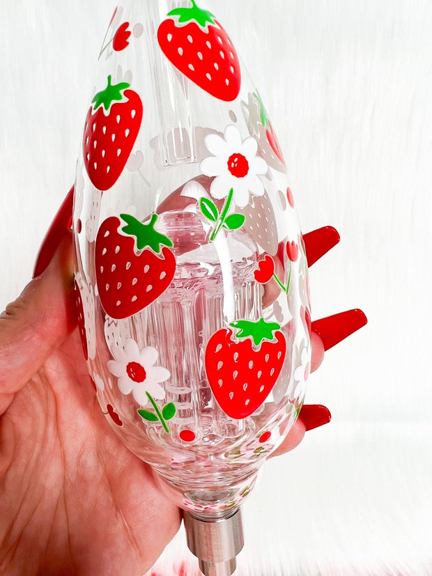 Strawberry Glass Nectar Collector