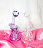 Girly Iridescent 8 Inch Water Pipe/Dab Rig