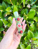 Green Ladybugs & Daisies Chillum Hand Pipe