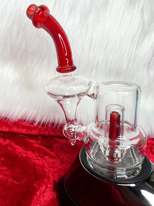 Red Recycler Puffco Glass Attachment Replacement