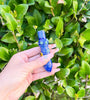 Blue Bees & Daisies Chillum Hand Pipe