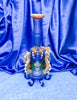 Cheech Blue Octopus Glass Water Pipe/Dab Rig