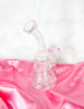 Girly Iridescent 8 Inch Water Pipe/Dab Rig