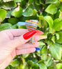 Rainbow Swirl 14mm Glass Bowl