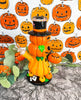 Pumpkin Stack 10in Glass Water Pipe/Bong