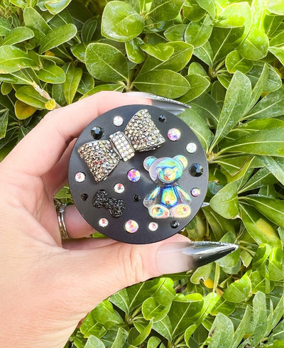 Black Iridescent Bear 4 Piece Grinder