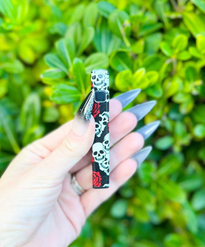 510 Threaded Battery Skulls and Roses Vape Pen