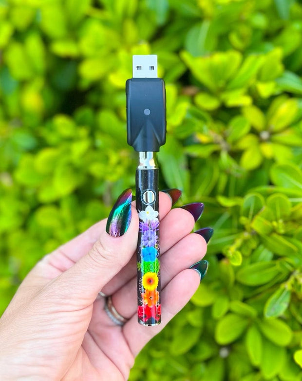 510 Threaded Battery Floral Chakra Starter Kit