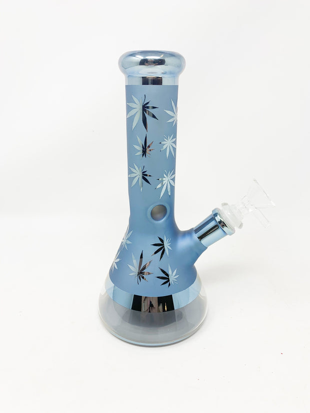 Fumed Sherlock Glass Pipe - 8.5-inch Handblown Borosilicate Pipe