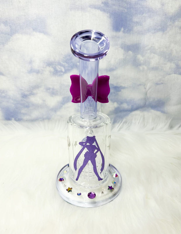 Glass Pipes for Modern Smoker, Moonlight Purple Pipe