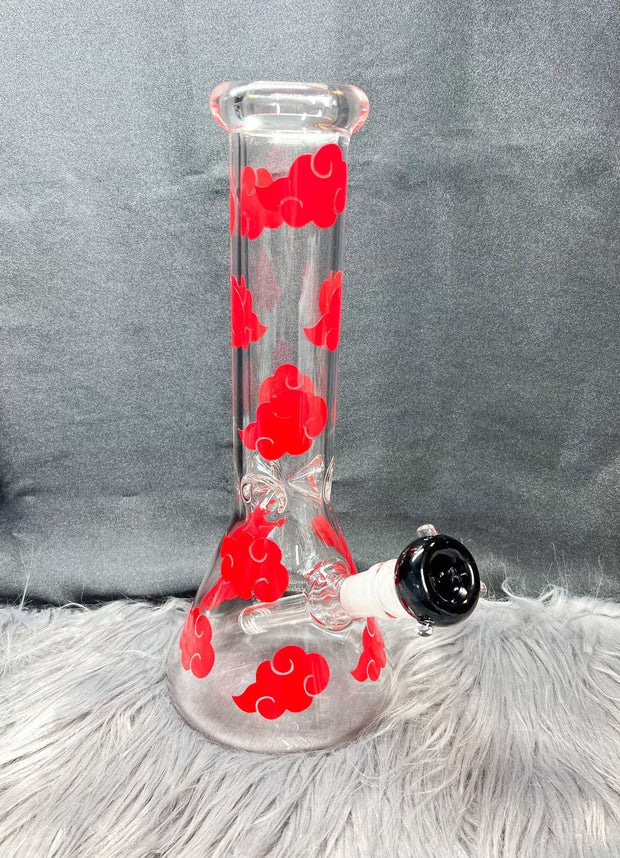 Red Coral Hornet Head Hand Pipe Glass Pipe For Sale