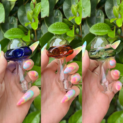 Alien UFO Spaceship Glass Hand Pipe