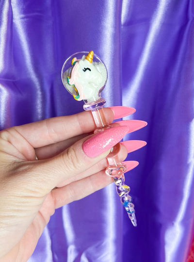 Pink Unicorn Glow In The Dark Dab Tool