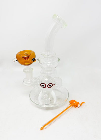 Elephant UV Glass Water Pipe/Dab Rig