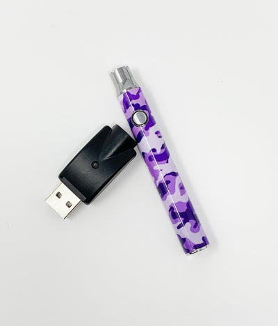 510 Threaded Battery Purple Camouflage Starter Kit