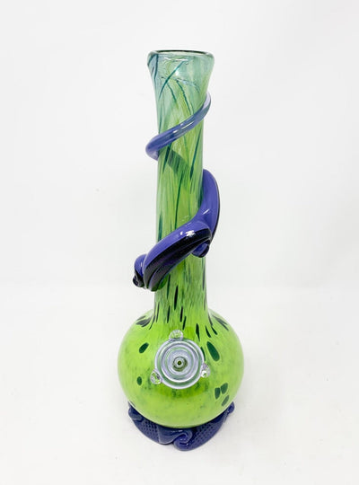 Noble Glass Green Violet Dichroic Heady Glass Water Pipe/Bong