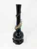 Noble Glass Black Rasta Dichroic Heady Glass Water Pipe/Bong