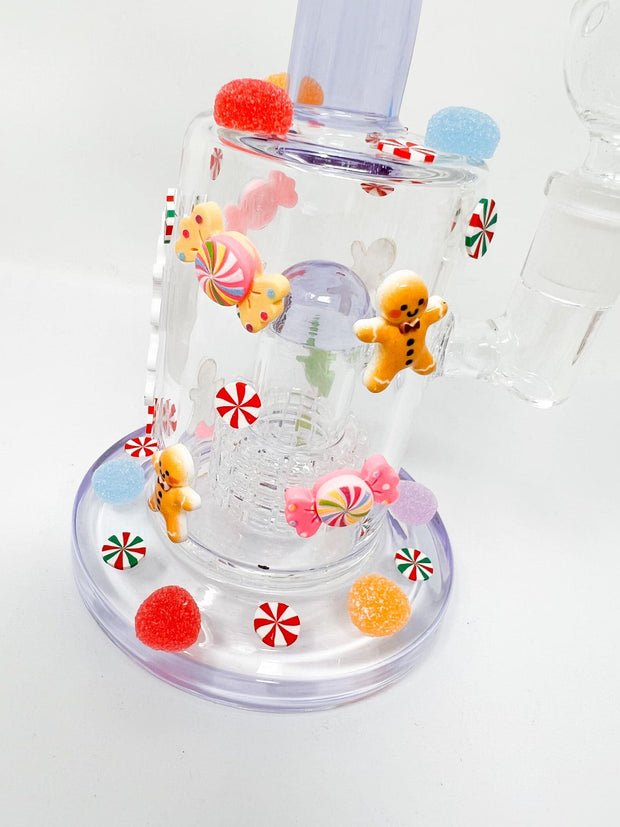 Let’s Get Baked Gingerbread House Glass Water Pipe/Rig