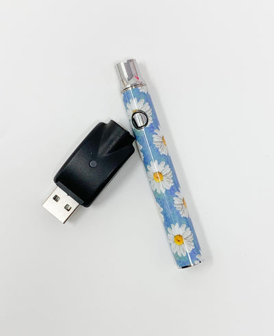 510 Threaded Battery Daisy Flowers Vape Pen Starter Kit