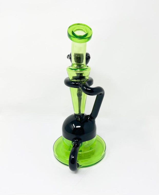 Slime 8in Recycler Water Pipe/Dab Rig