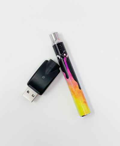 510 Threaded Battery Rainbow Paint Splatter Vape Pen Starter Kit