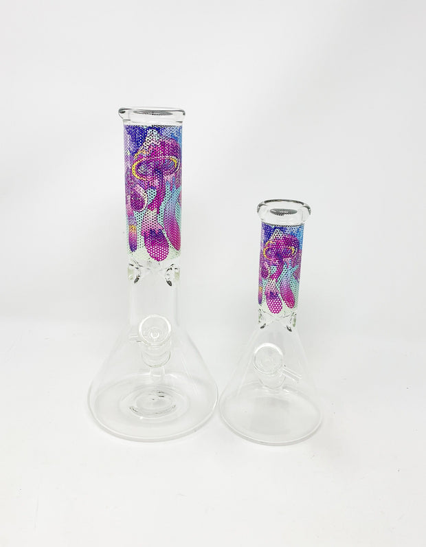 Psychedelic Mushroom Glass Pipe