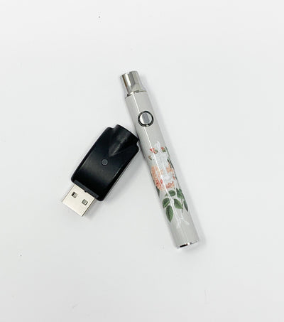 510 Threaded Battery Skeleton Floral Vape Pen Starter Kit