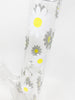 Daisy Floral Straight Tube Glass Hand Pipe/Bong